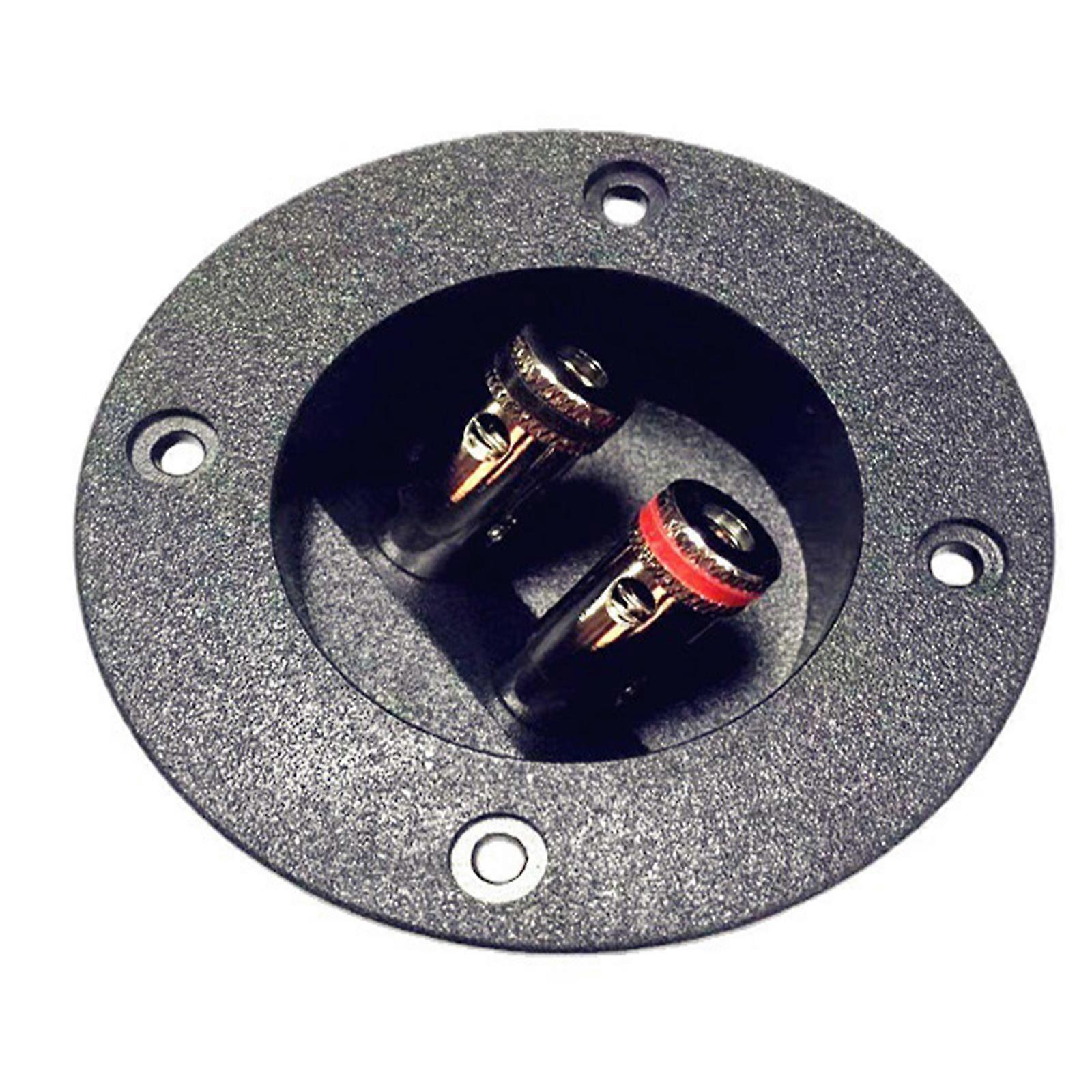 2 Way DIY Home Stereoes Speaker Binding Post Terminals Cup Connectors for Professional Sound Systems and Subwoofers Multicolor