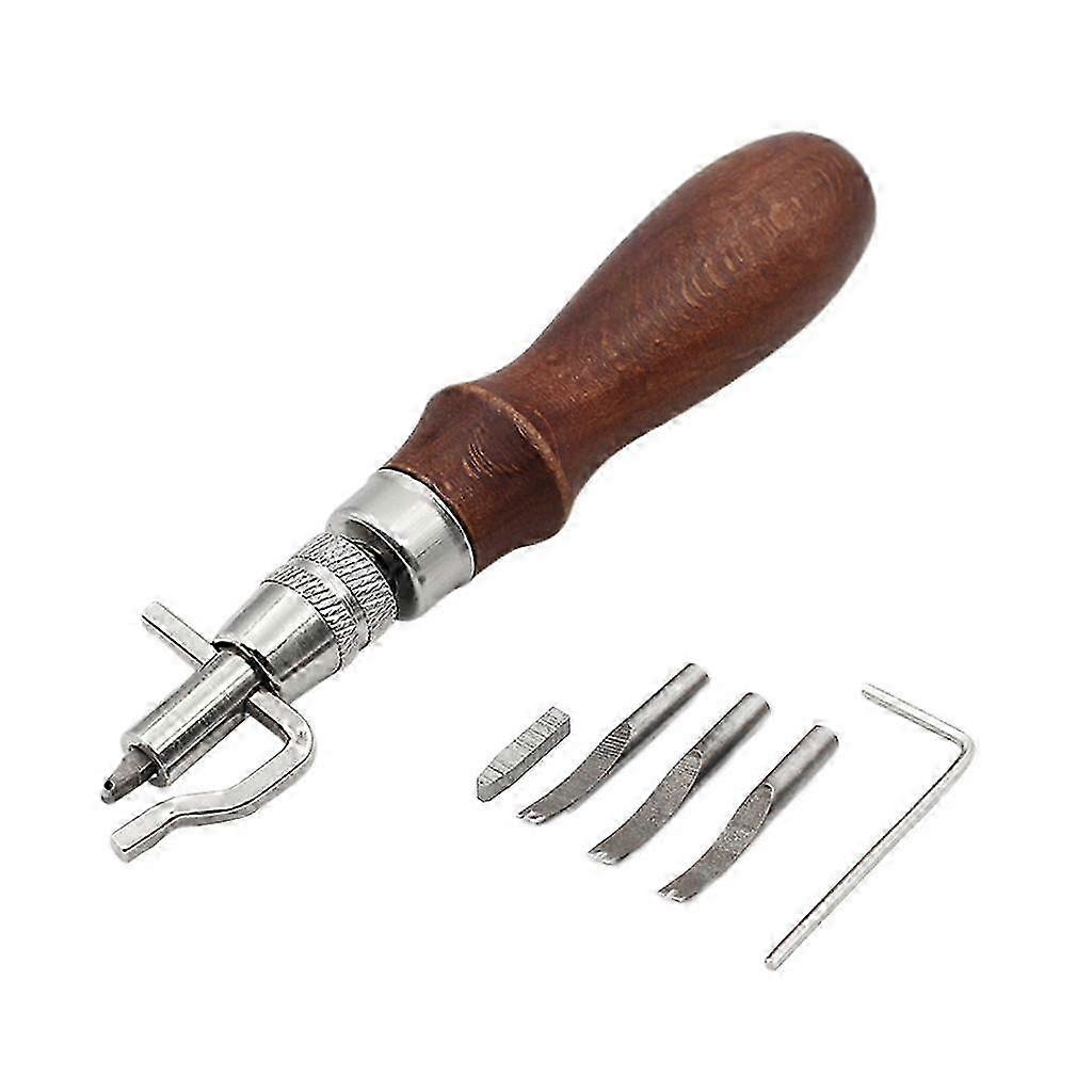 Stitching Groover Skiving Edger Leather Cutting Tools Set