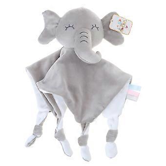 Comfortable Soft Toys Baby Appease Towel Rattle Infant Soothing Handkerchief Blanket Plush Toy for Crib Travel Activity