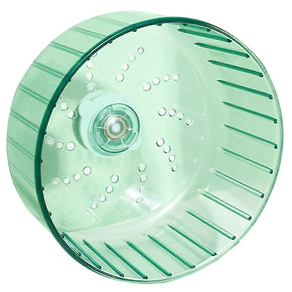 Retro Green Silent Hamster Wheel for Hamsters, Chinchillas & Small Pets – Promotes Exercise, Muscle Development & Mental Wellbeing