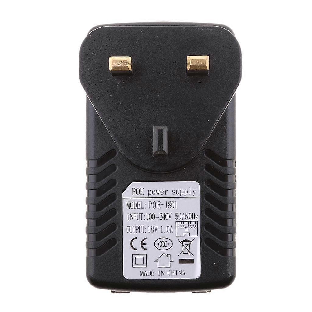 UK Wall Plug Standard access POE Power Adapter for Security