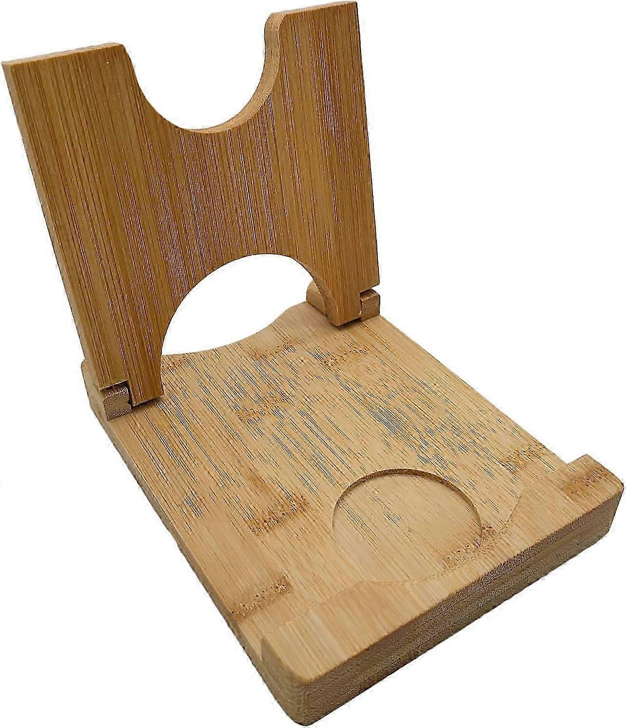 Bamboo Foldable Pot Lid Holder, Multifunctional Kitchen Utensil Storage