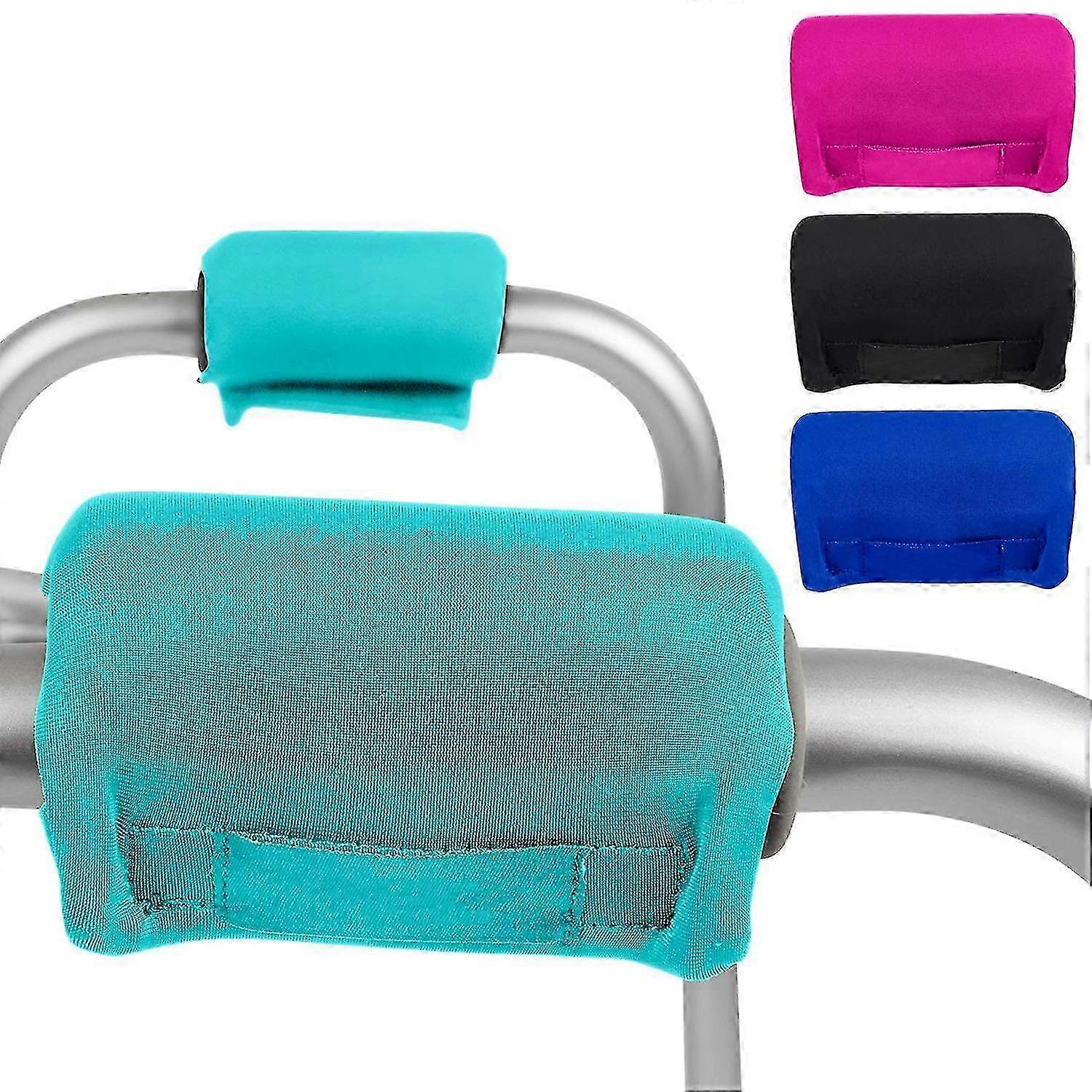 Housses de poignée rembourrées Walker - Coussinets de poignée d’aide à la mobilité vert