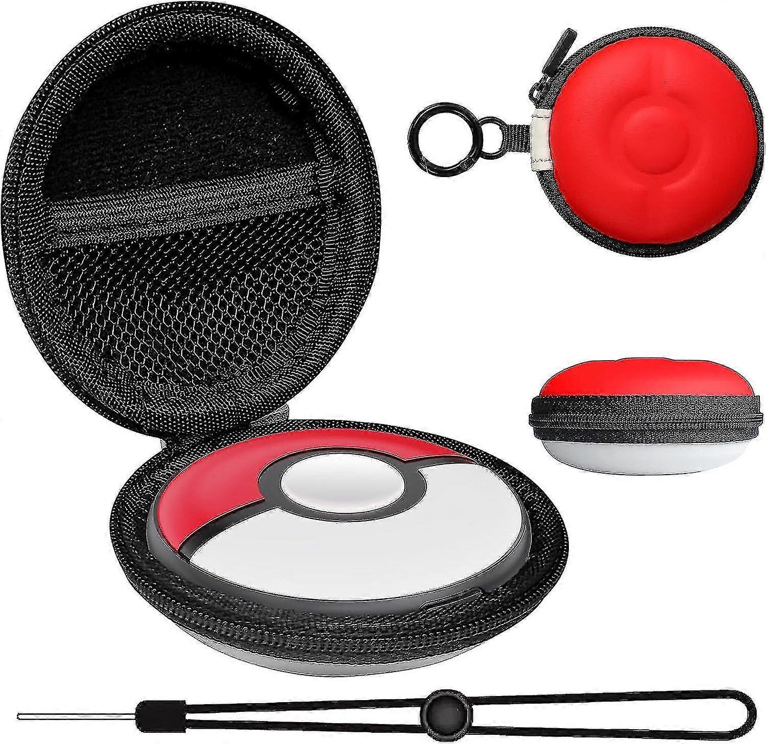 Protective Case For Pokmon Go Plus+2023, Full Cover Compatible With Pokmon Go Plus+, With Hook & Wrist Strap TY