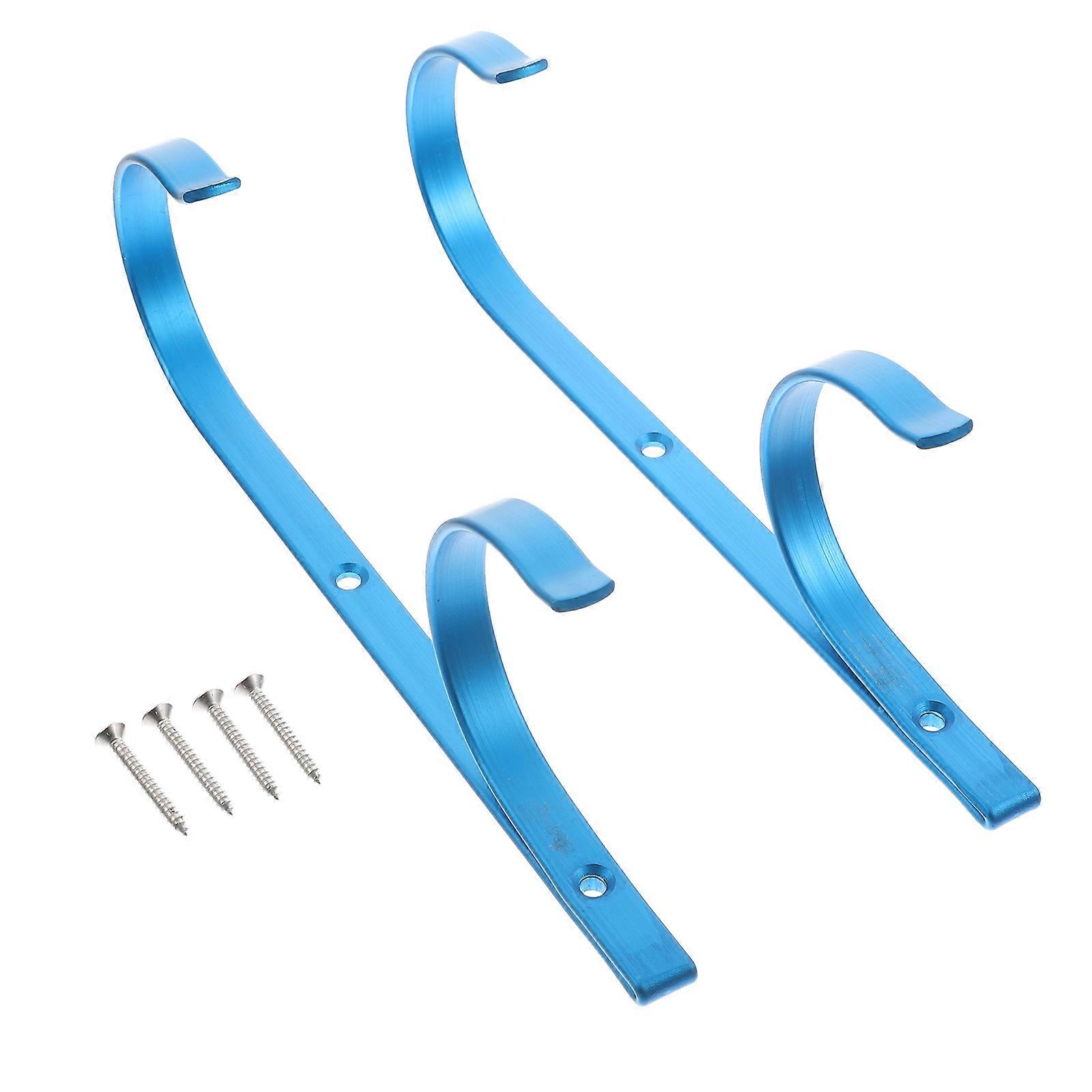 Safe Alloy Pool Tool Bracket for Optimized Storage