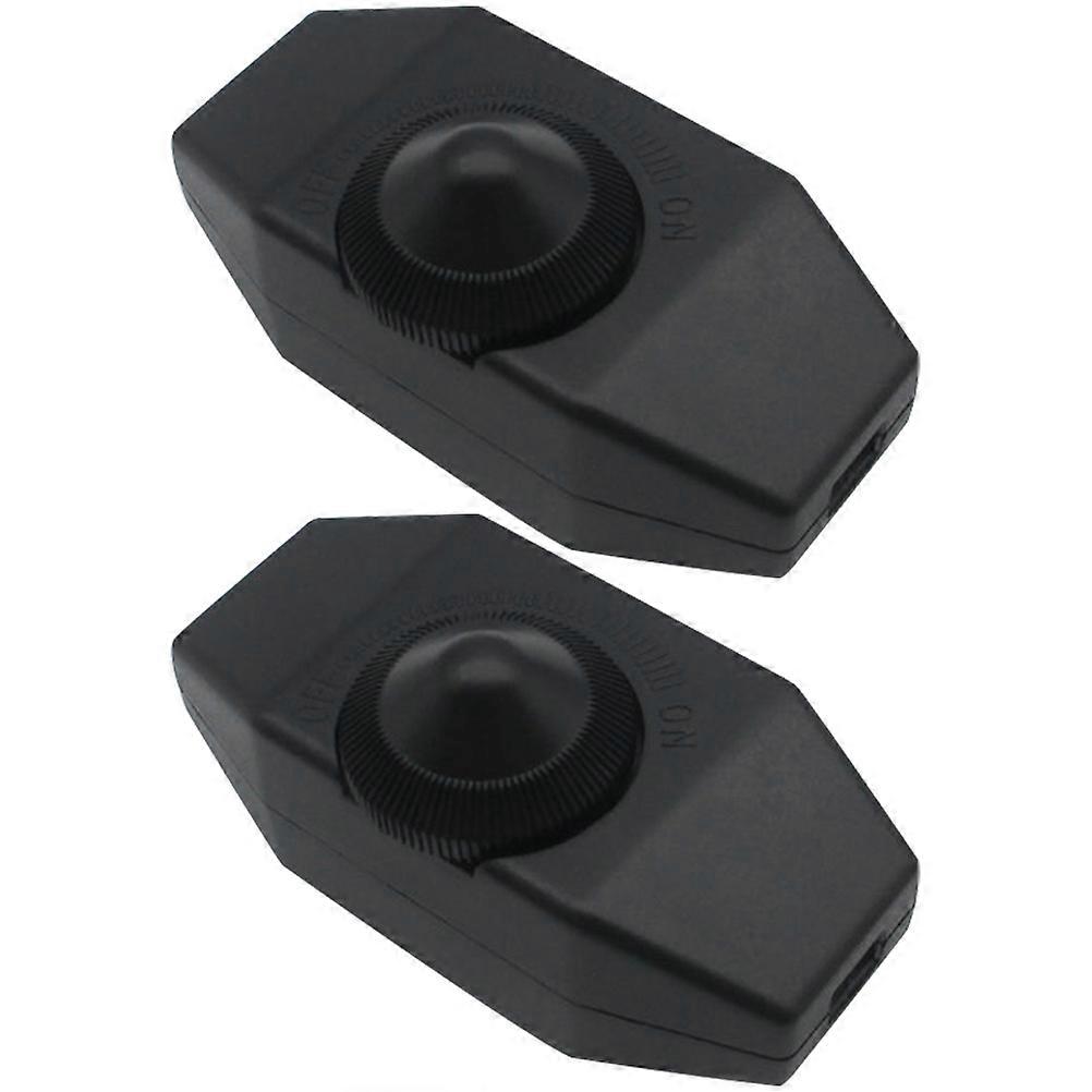 Rotary Knob Temperature Control For Watching Movies Abs Material 2Pcs