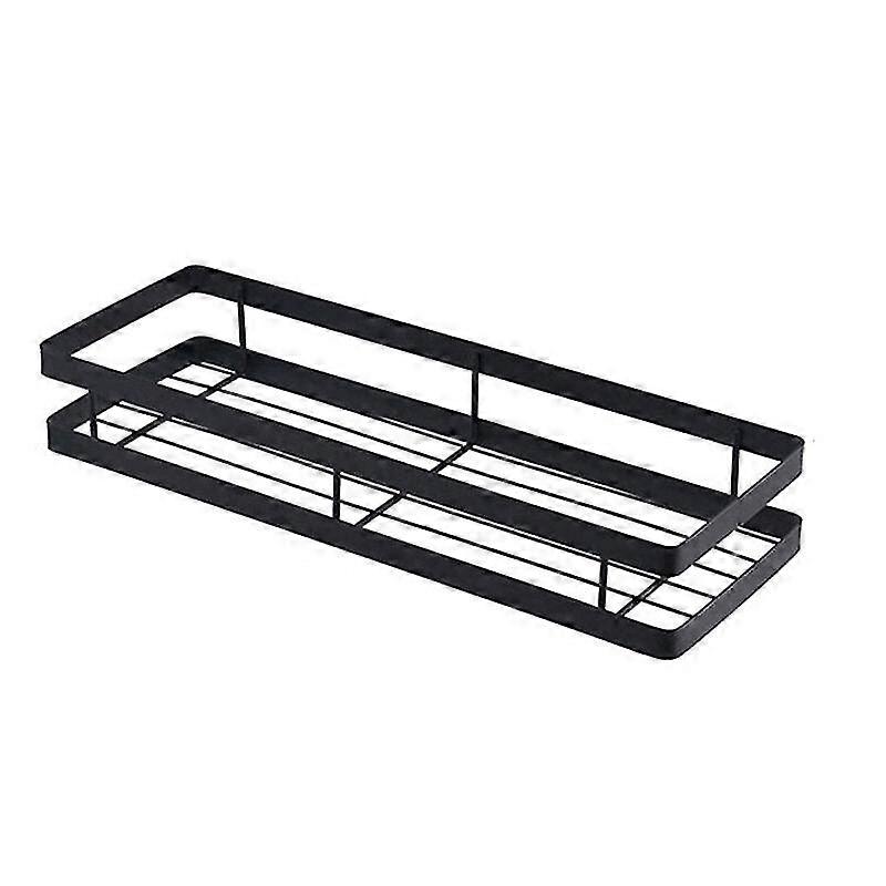 Wall-Mounted Kitchen Storage Organizer and Spice Rack without Punching for Easy Installation