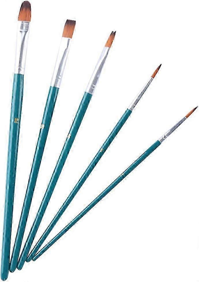 5Pcs Cake Decorating Brush Set for Various Baking Projects, Icing and Fondant Craft Brushes for Painting and Sculpting Biscuit Cakes, Food S