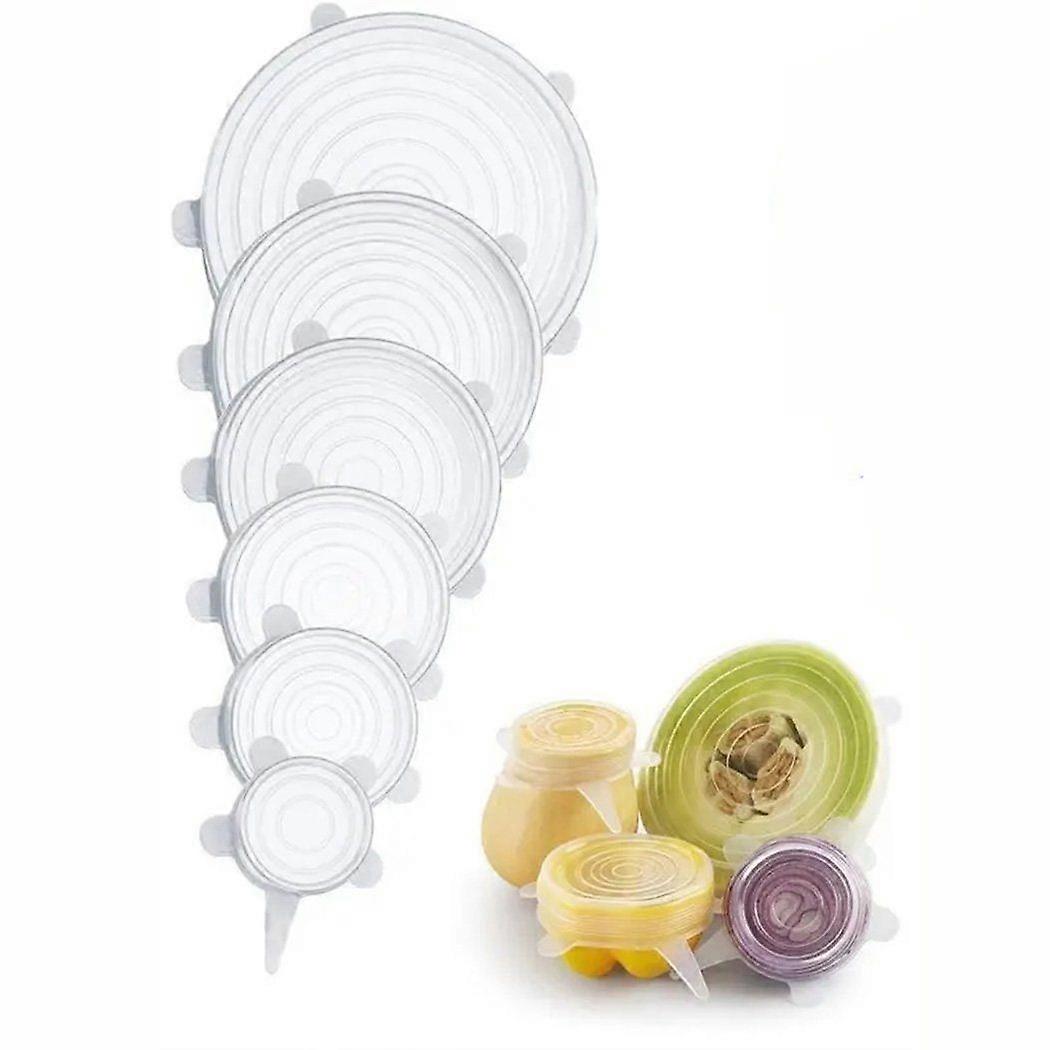 Reusable Kitchen Food Covers, 6 Pack