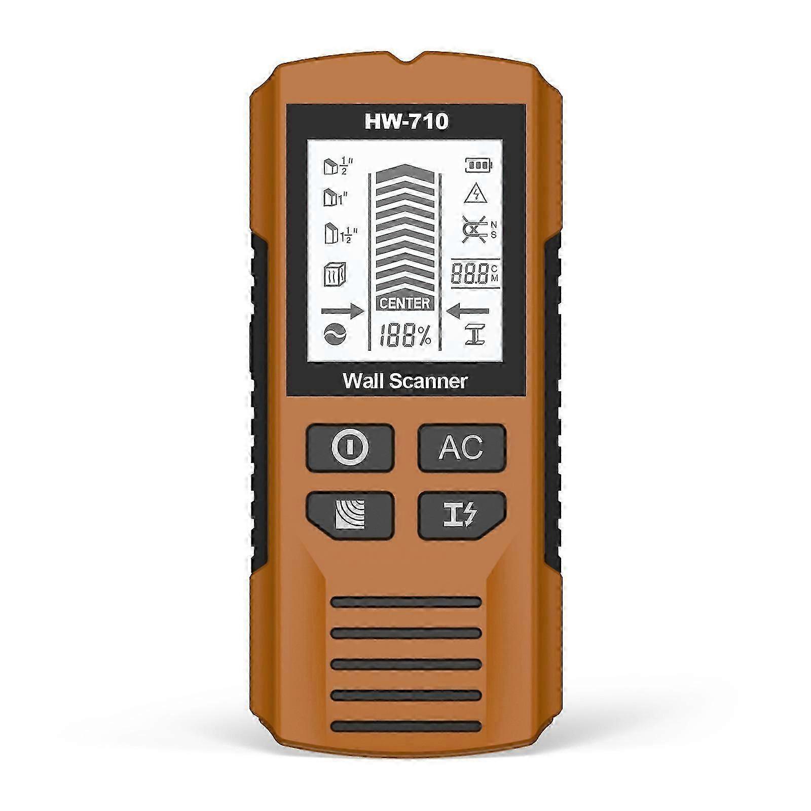Multifunctional Handheld Metal Wall Detector, 5 In 1 Stud Finder Scanner Tools