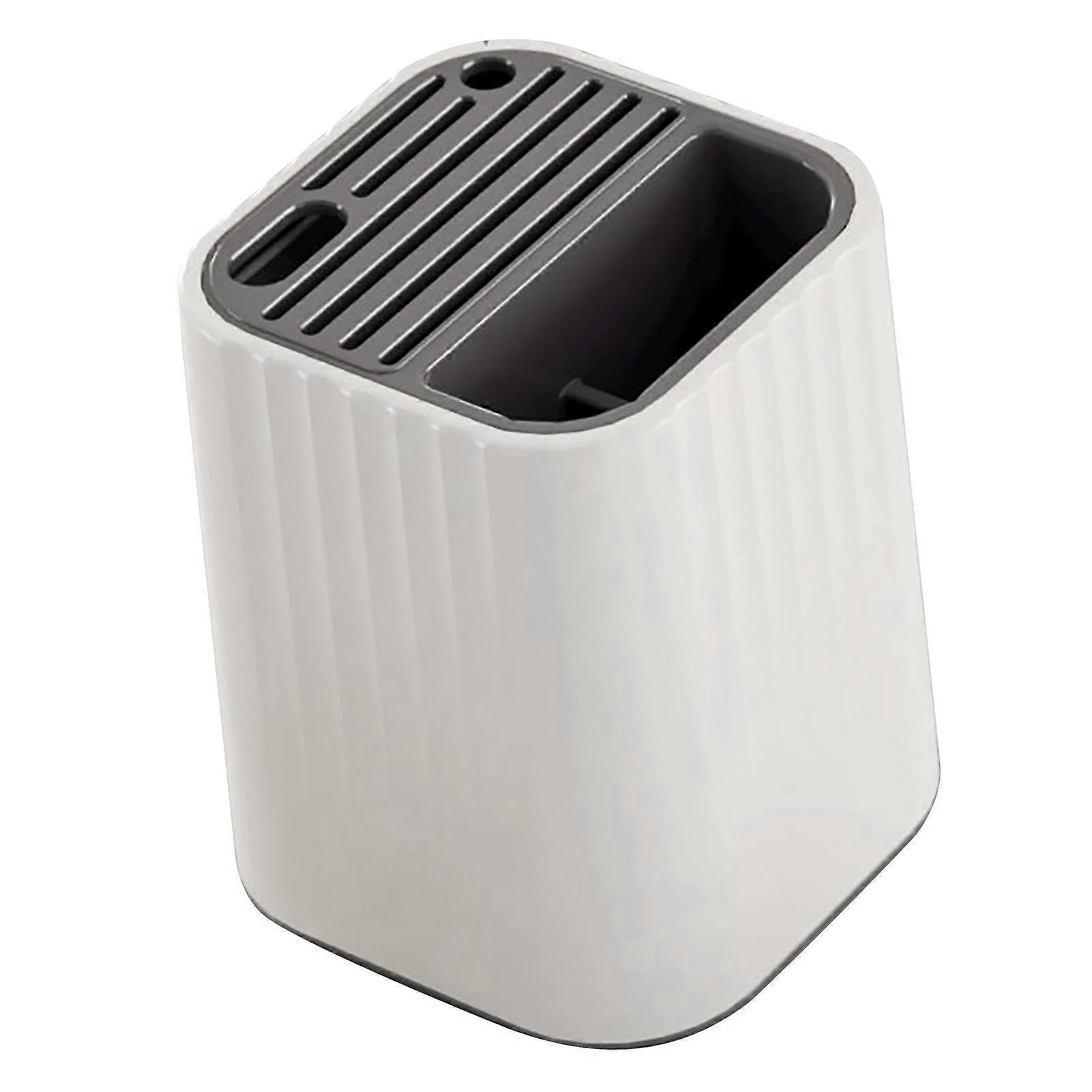 Rotating Knives Holder Large Capacity Plastic Countertop Organizer