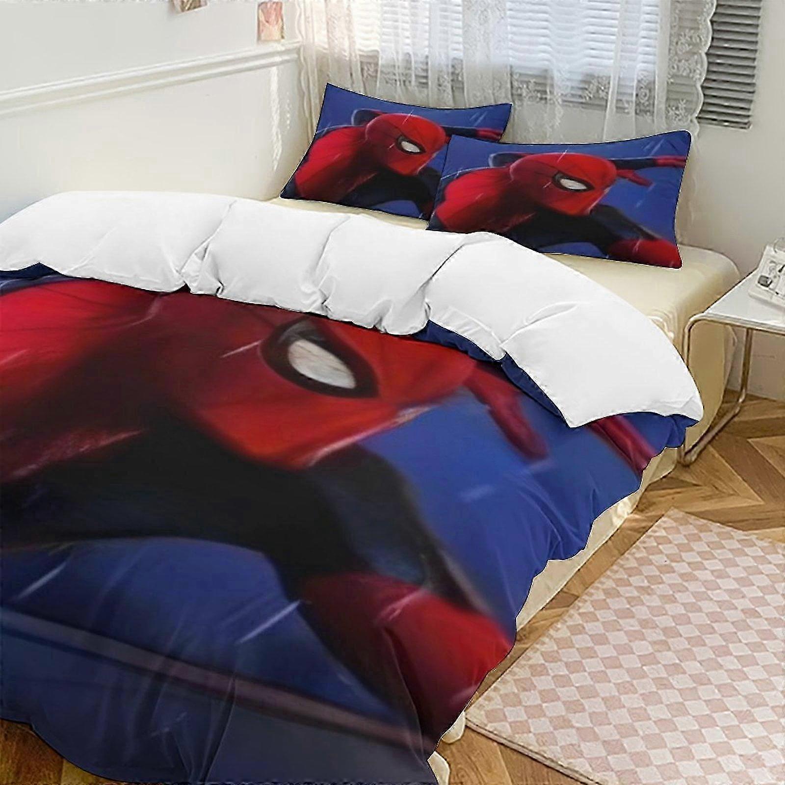 3-Piece Twin Bed Set for Spider-Man Crawl