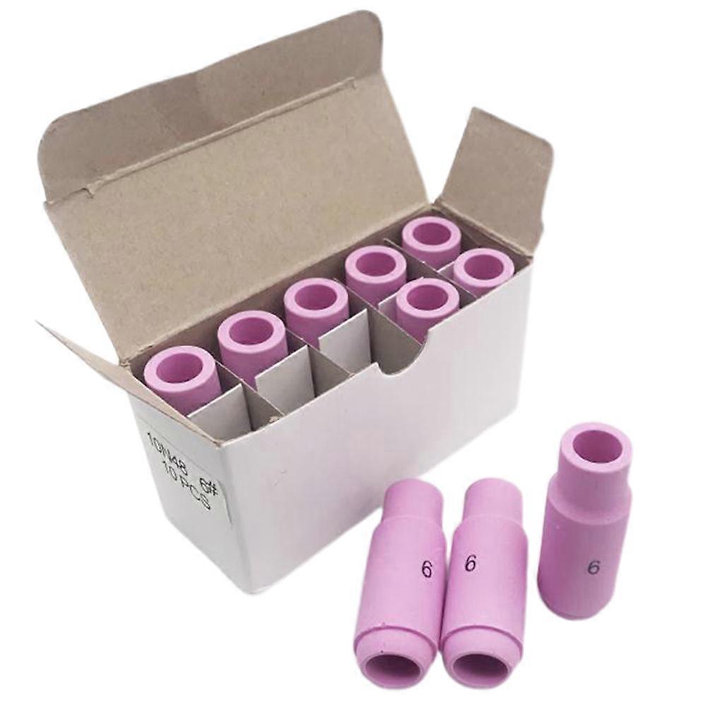 Welding Torch Nozzle Ceramic Nozzles Professional Welding Tasks Violet Approx 4 7x2x2cm Durable Use 10Pcs