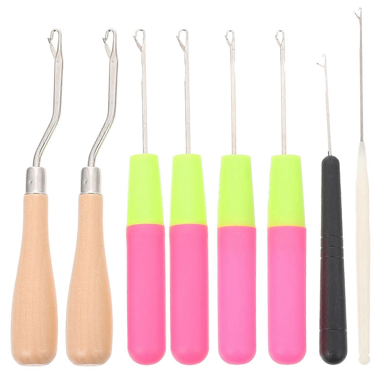 Knitting Crochet Needle Crocheting Tools Kit Ergonomic Handle Simple And Practical 1 Set