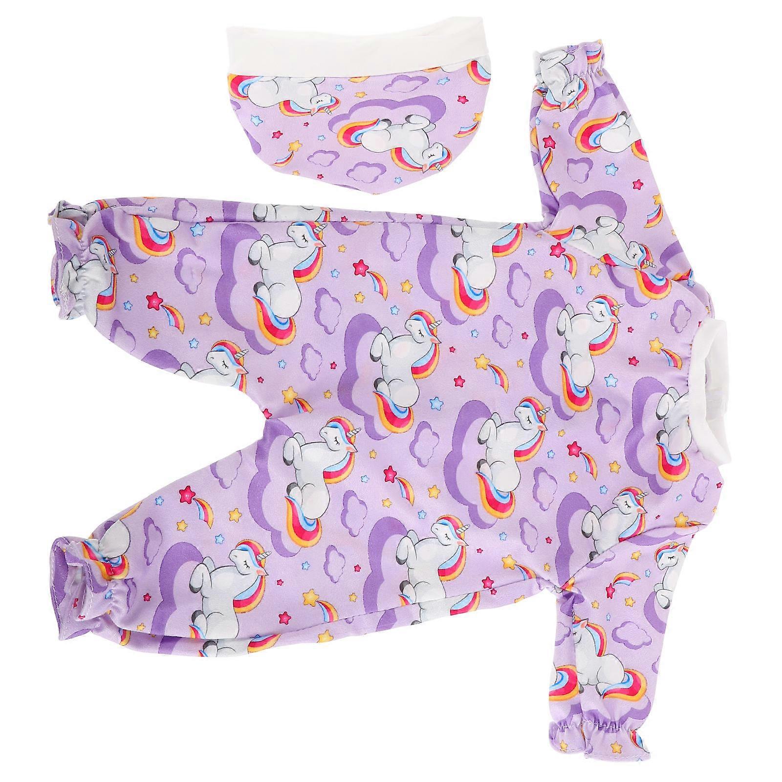 Doll Clothes Set Imaginative Play Role Playing Baby Doll Any Occasion Cloth Material 1Set