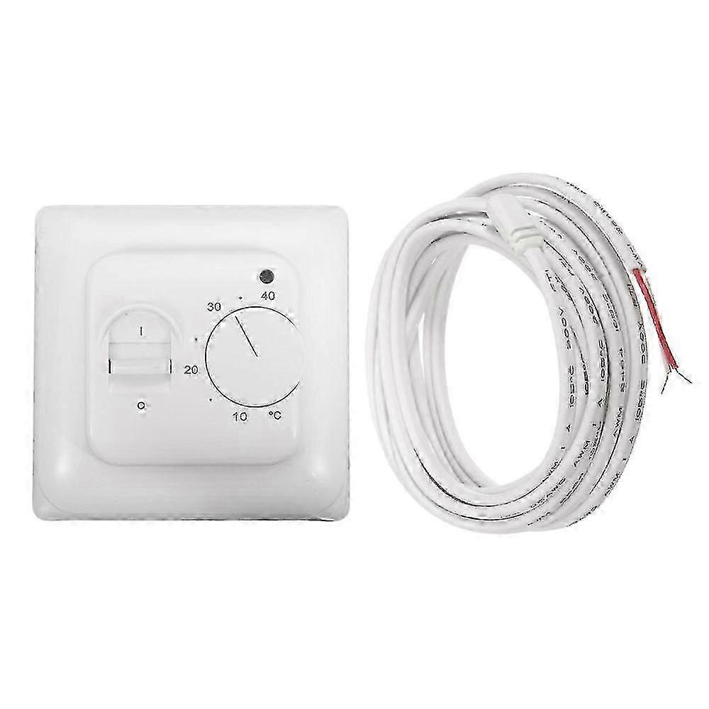 Smart WiFi Thermostat for Underfloor Heating, Programmable Touchscreen Control with Alexa/Google Assistant, Water/Electric System Compatible