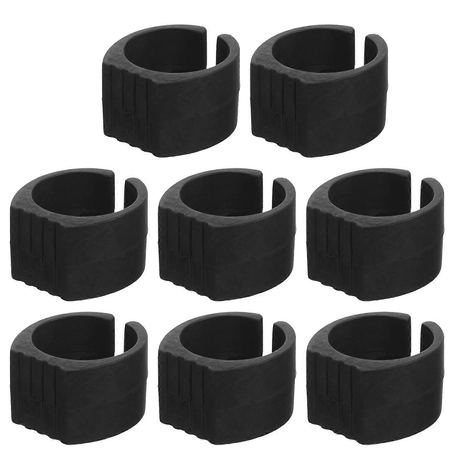 8pcs Utility Cart Mats Slip Resistant Replacement Parts for Folding Trolley Carts Durable Easy Installation for Grocery Transport