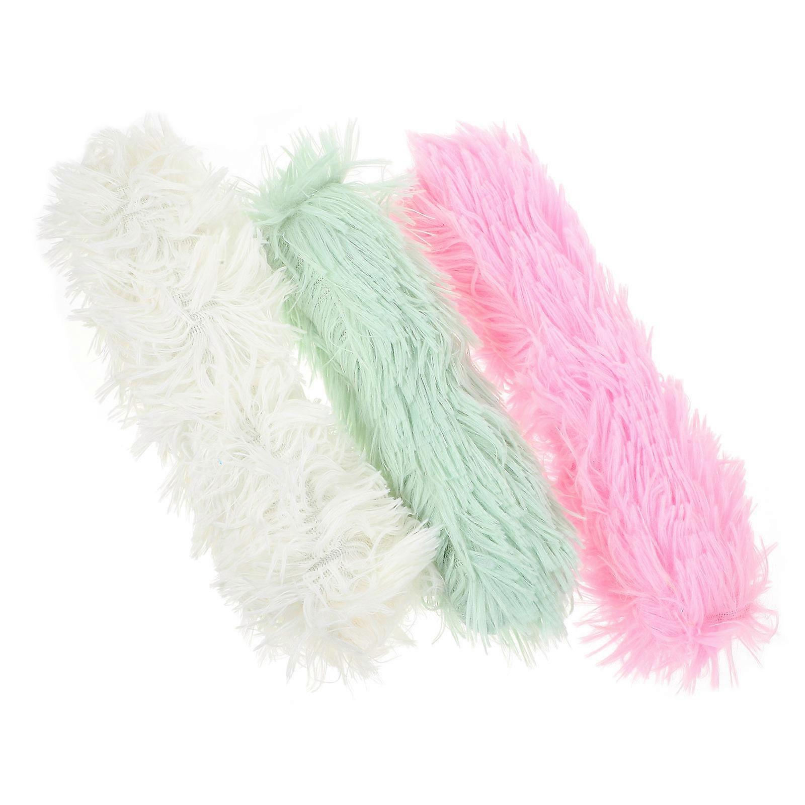 Interactive Cat Toy Kitten Toy Lint Material Care Reduce Loneliness Pink Color 3Pcs