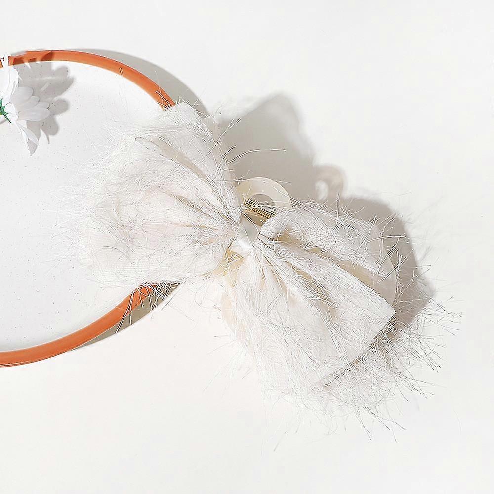 Double Bow Velvet Hiusklipsi