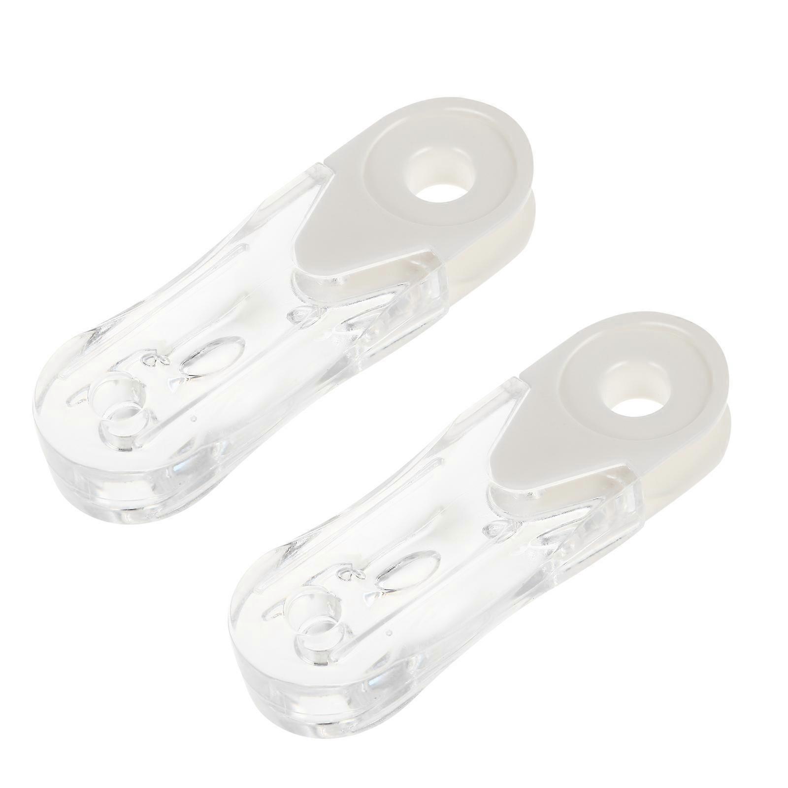 Blinds Cordless Handles Roller Blinds Accessories Shutter Parts For Home Decoration White 9X3CM Curtain Control 2Set