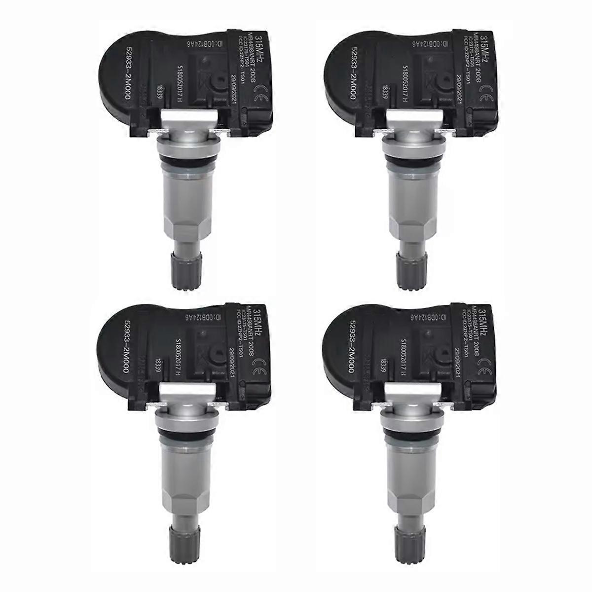 4PCS Tire Pressure Monitor Sensor 52933-2M000 S180052017G for