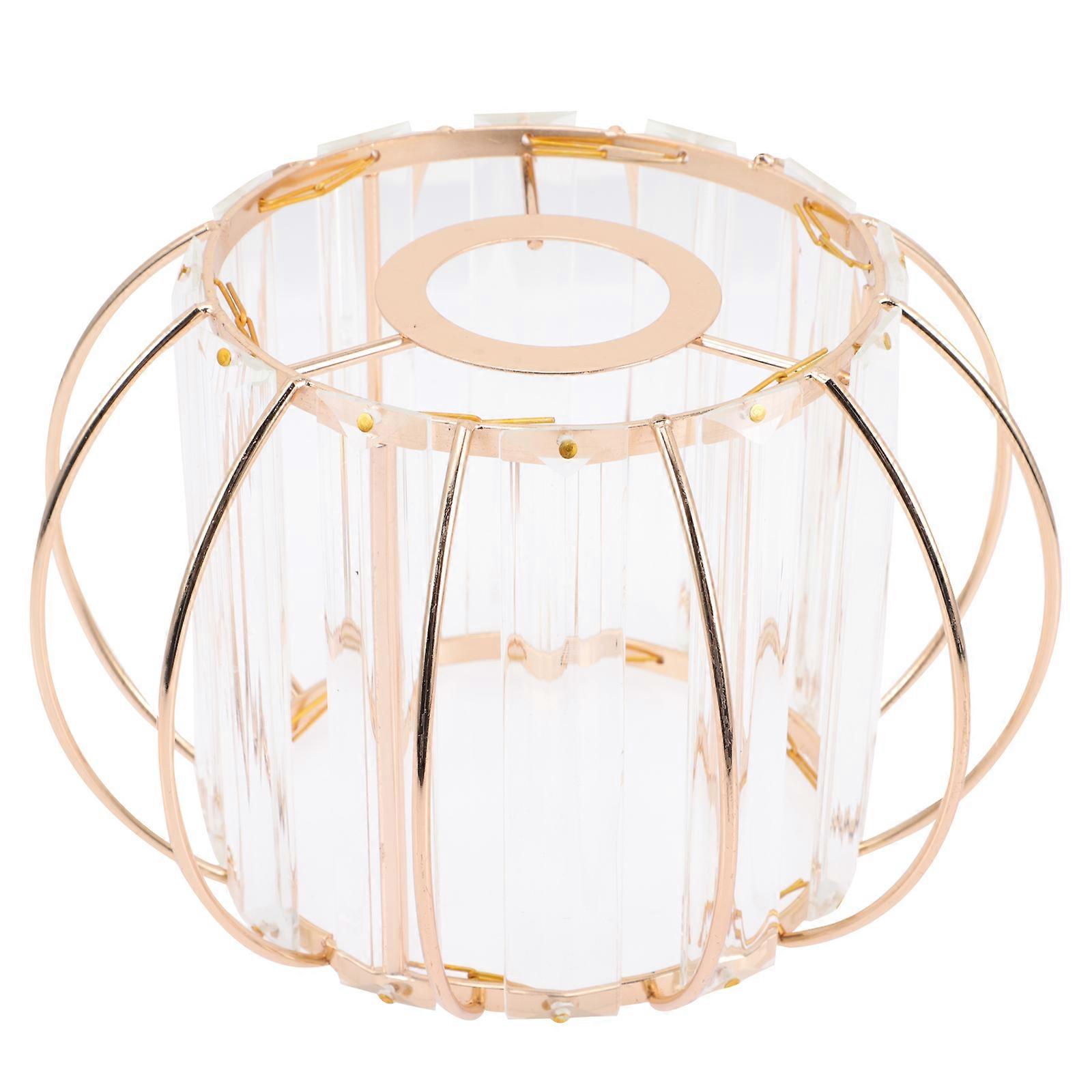 Elegant Crystal Glass Lampshade Warm Light Pendant Cover for Living Room Bedroom Dining Area Decorative Ceiling Light Shade for Home Office Spaces