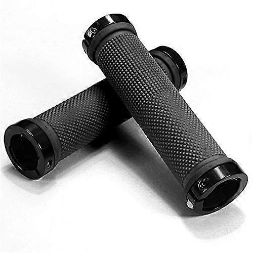 Fahrradgriffe Lock-On Ergonomic Black Bike Handlebar Grips 1 Pair For Road MTB BMX