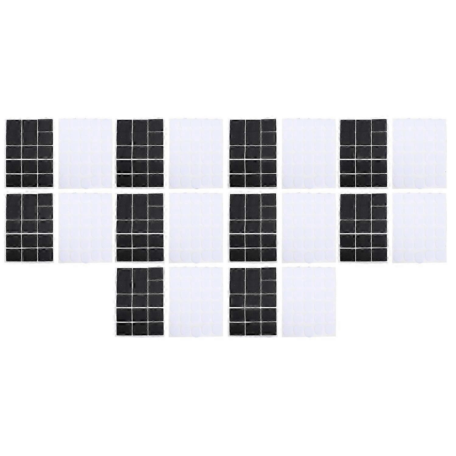 10 Sets Blackout Curtain Adhesive Strip Multifunctional Hook and Loop Fastener Tape for Home School