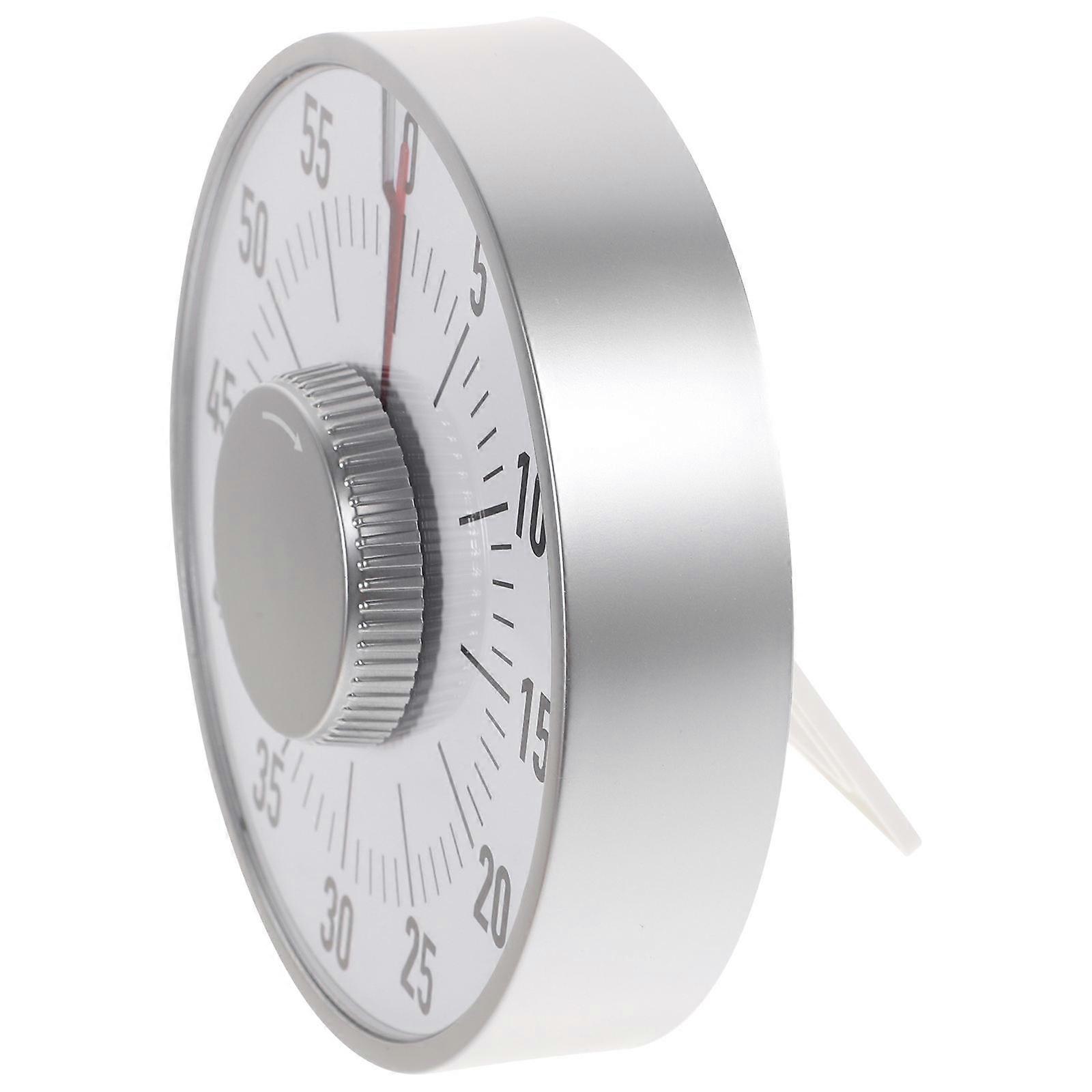 Student Time Management Clock Mechanical Kitchen Timer Baking Learning 16X16CM Countdown 1Set