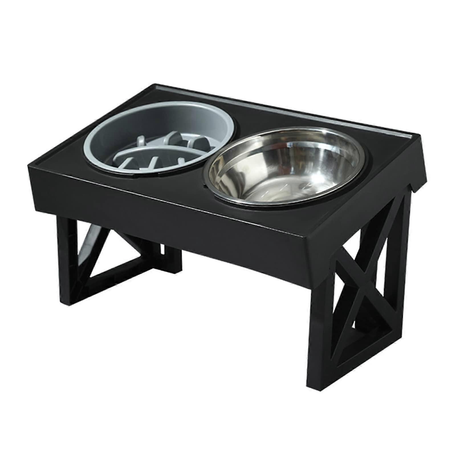 Dog Feeding Bowl, Raised Feeding Bowl with Stand, Slow Feeding Bowl, Tilting Dog Bowl, Slow Feeder Bowl, Cat Bowl Ref: 2878