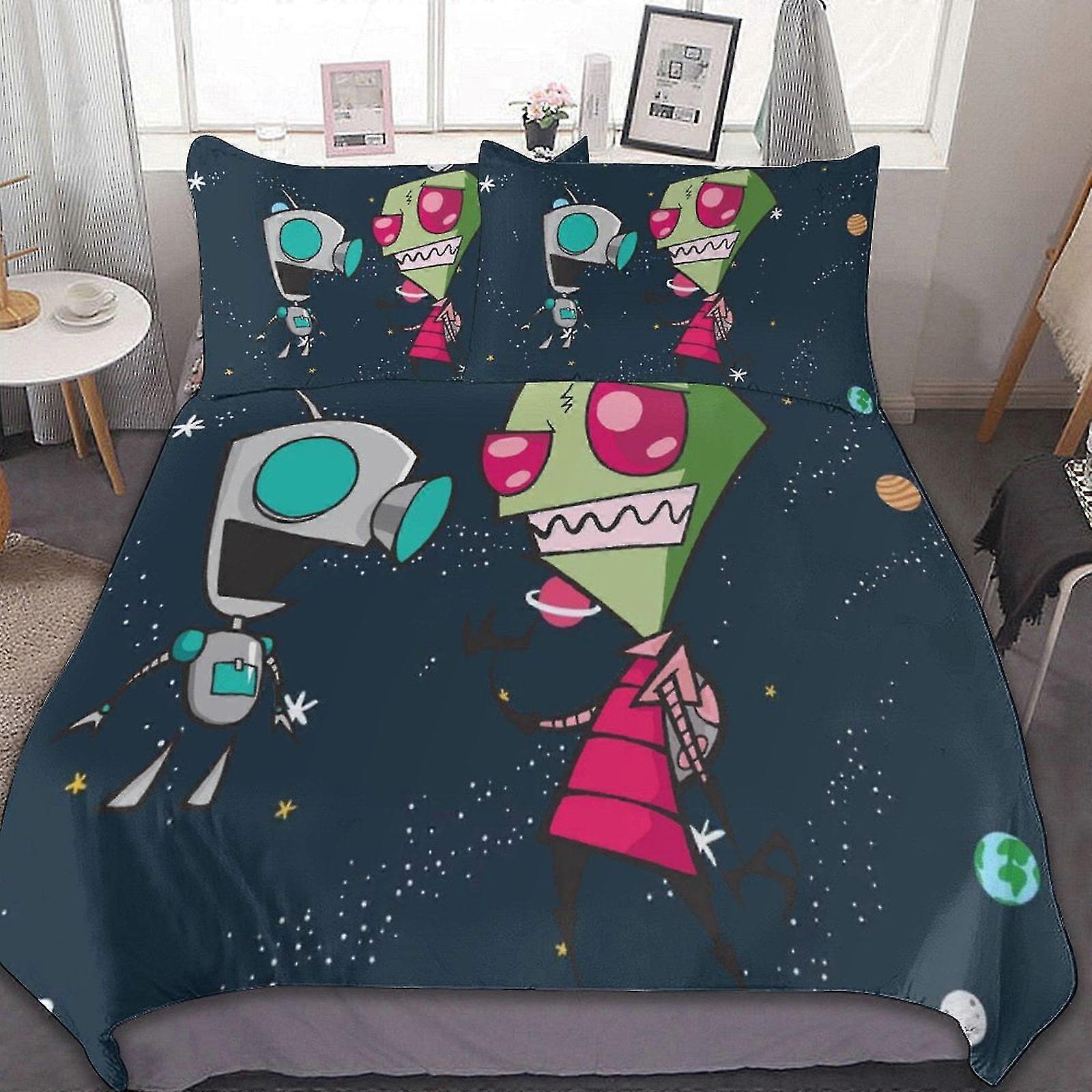 3 Pieces Bedding Sets for Kids, Comfortable Soft Comforter Sets with 1 Duvet Cover and 2 Pillowcases