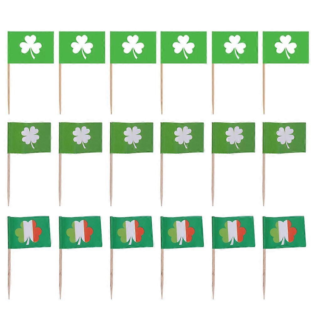 St Patricks Day Party Favors Toothpicks Flag St Patrick's Day Theme 300Pcs
