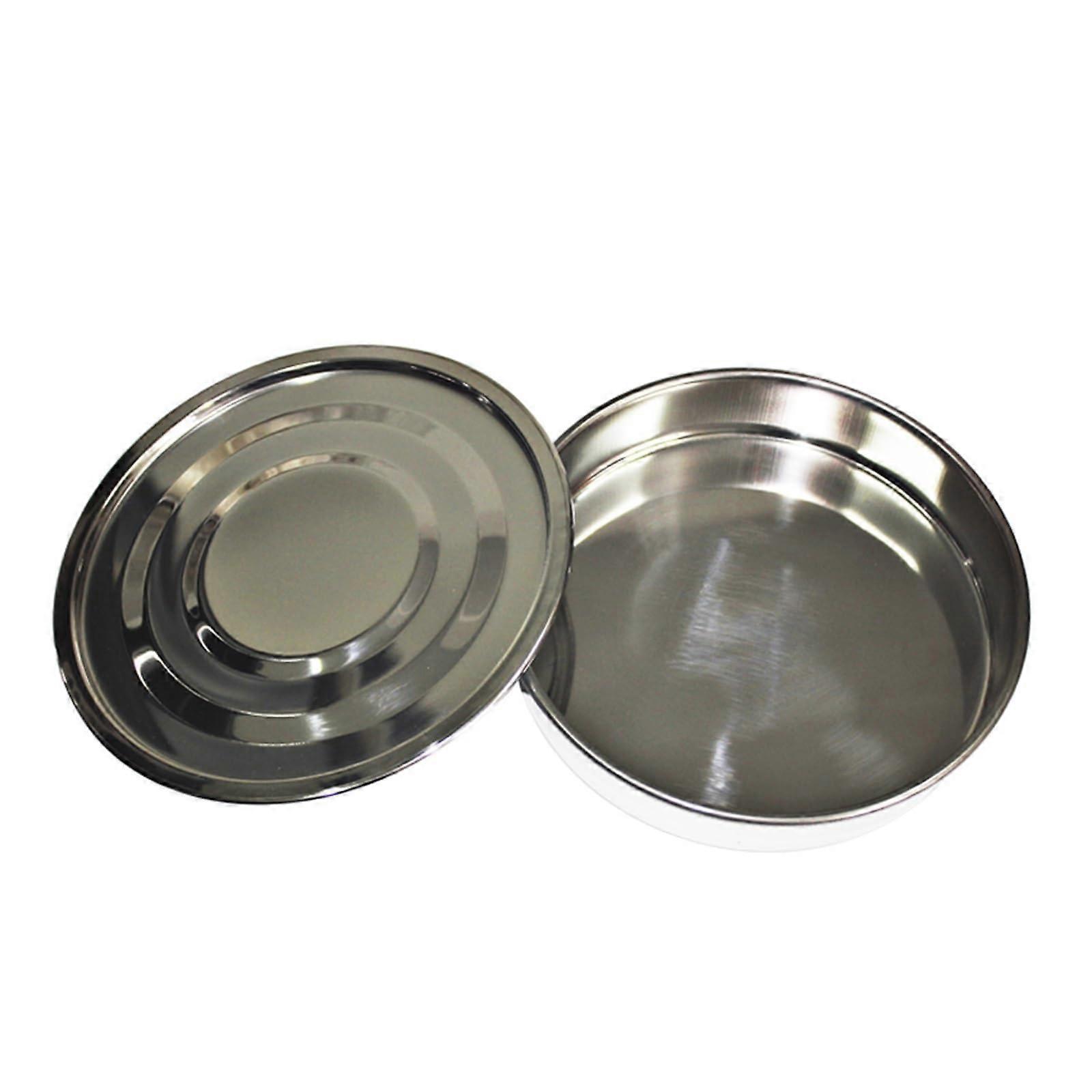 MENGKE Standard Laboratory Test Sieve 304 Stainless Steel Filter Mesh Lid and Bottom Diameter 20 cm