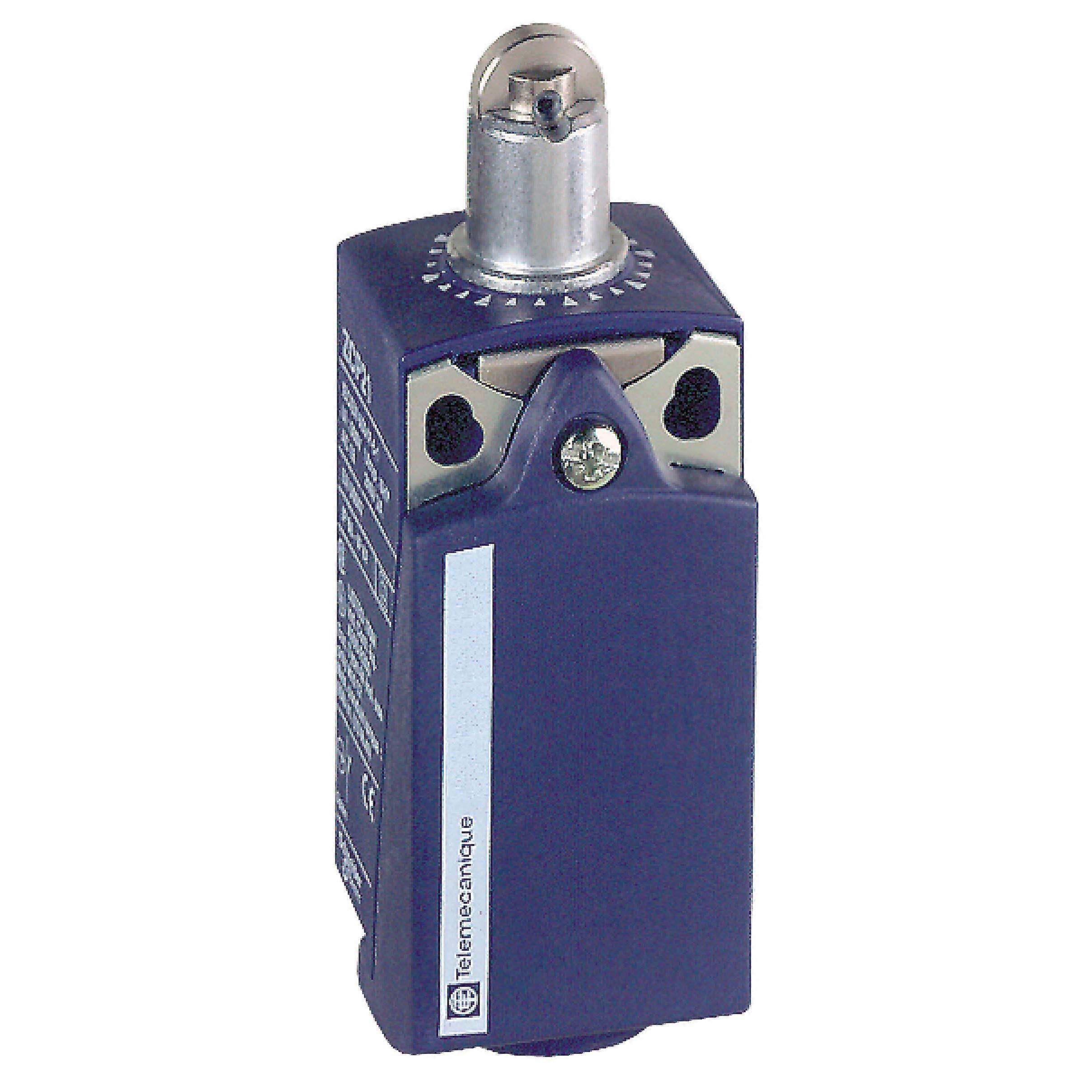 XCKP Position Switch Steel Roller St., 1NO1NC, Jump F., M16, XCKP2102P16, Blue