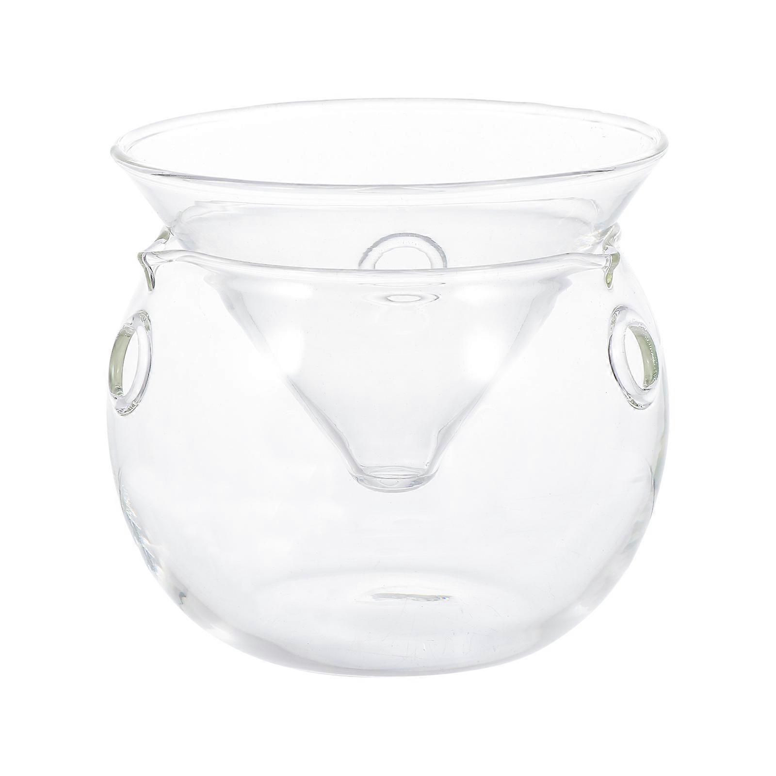 Transparent Glass Salad Bowl Versatile Food Storage for Fresh Fruits, Vegetables & Seafood Elegant Design for Everyday Use & Formal Dining