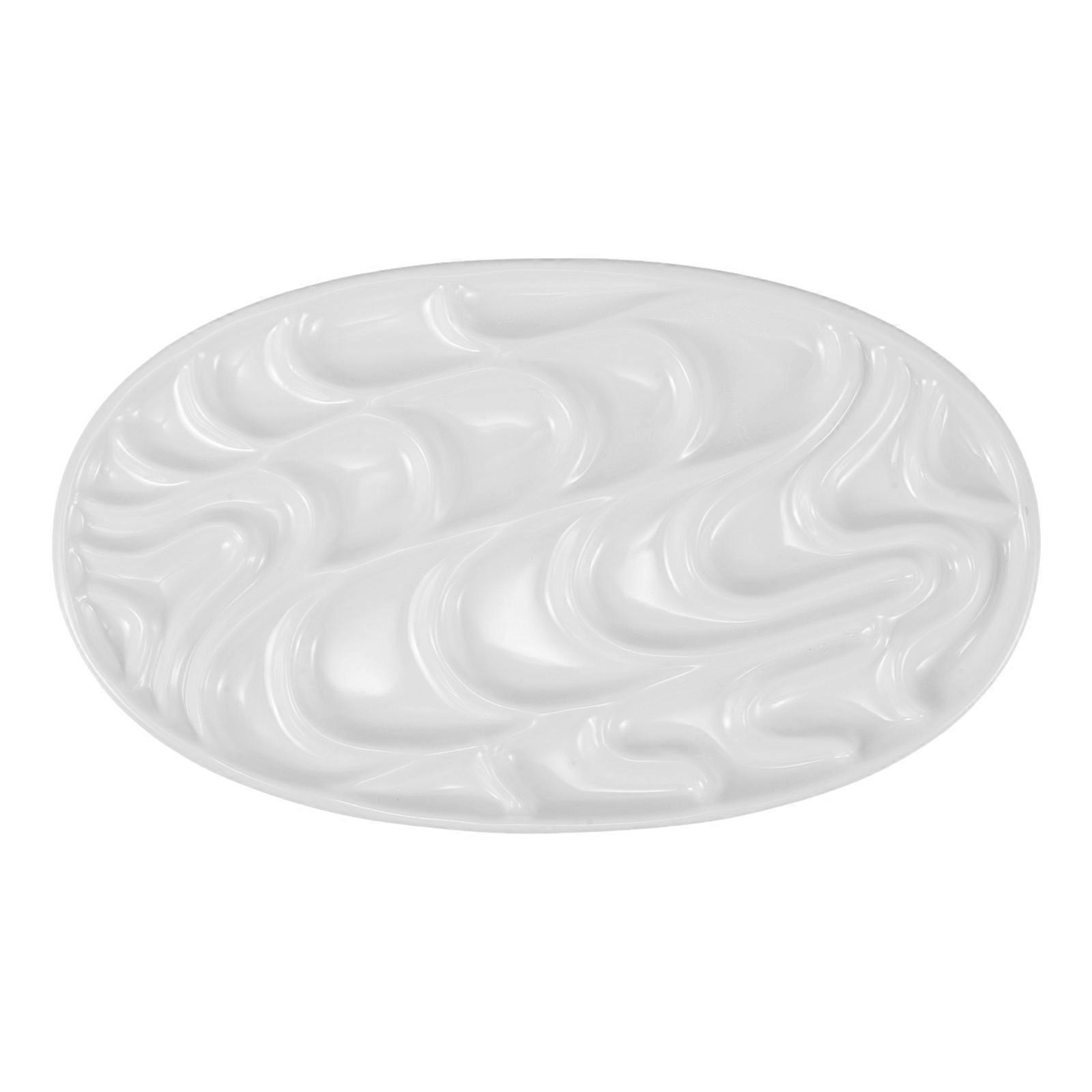 Watercolor Palette Empty Ceramic Mixing Palette for Drawing Use