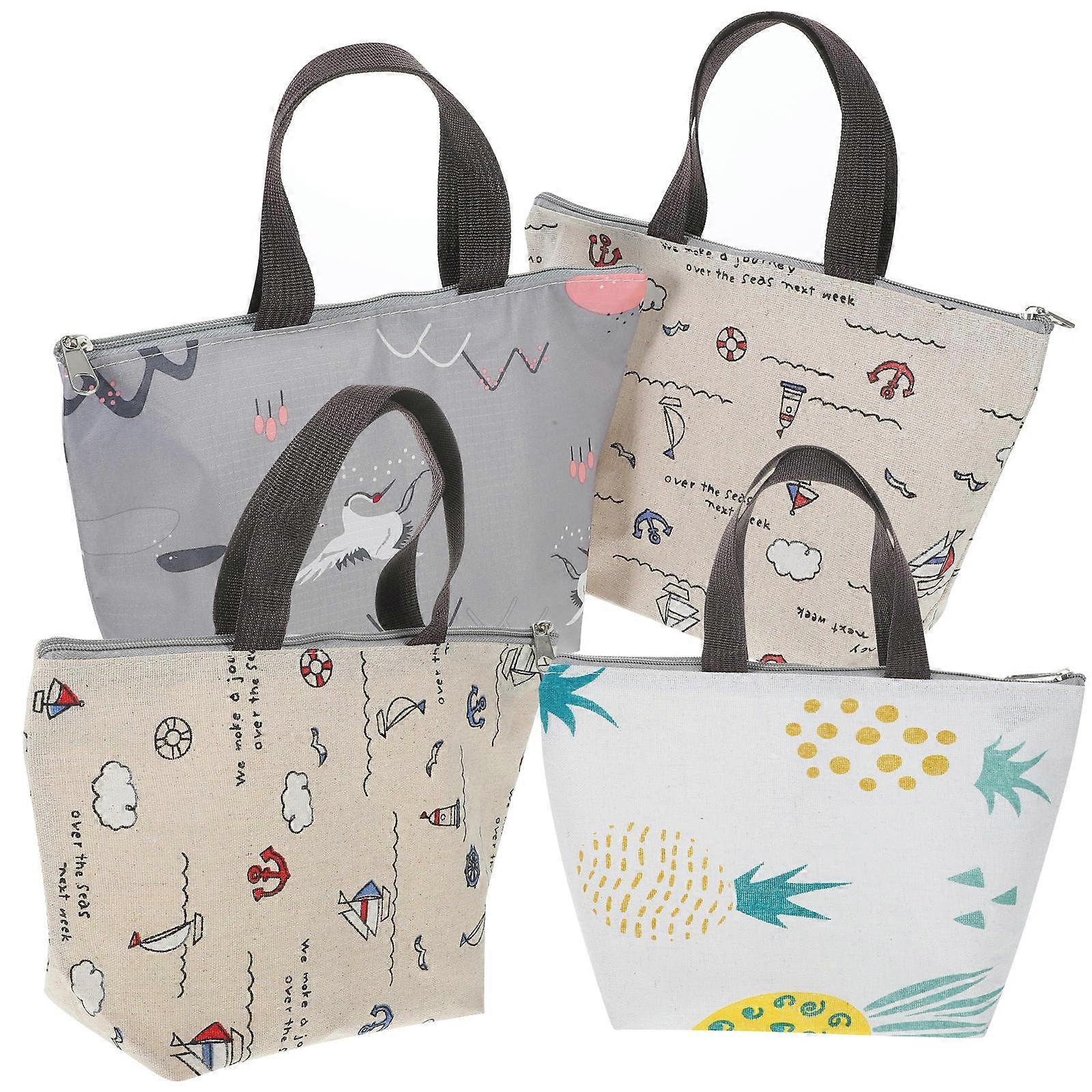 Travel Toiletry Organizer Portable Cosmetic Bags Painterly Style Assorted Color Reinforced Stitching 29X21X1Cm 2Pcs