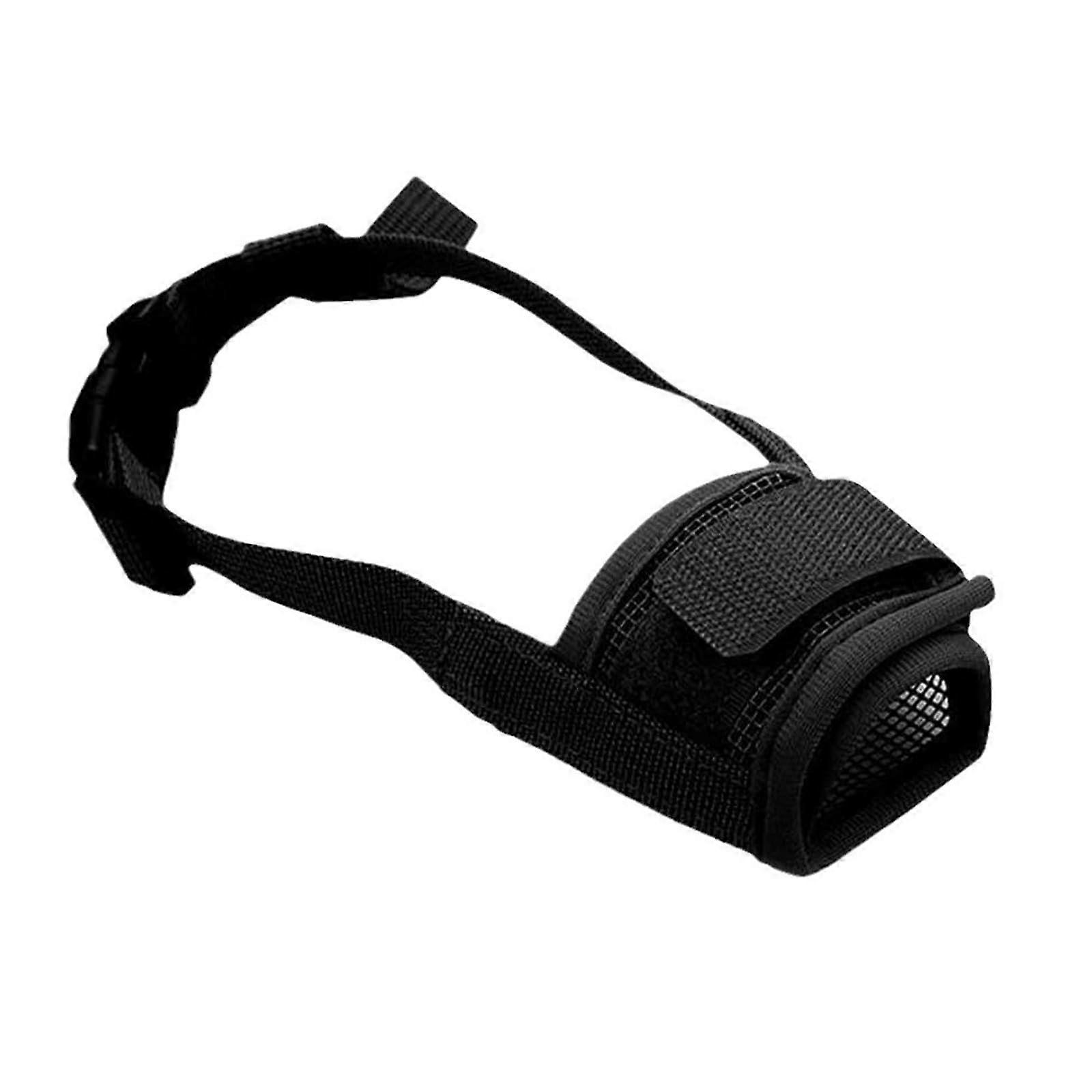 Dog Muzzle Prevents Biting Barking for Pets, Dog Muzzle Protection Nylon, Adjustable Mesh Muzzle for Small Medium Large Dogs (E, 15 x 14 x 3 cm)
