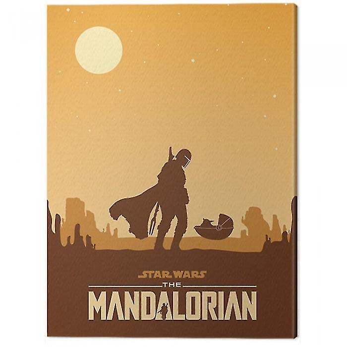 Star Wars: The Mandalorian Meeting Canvas Print