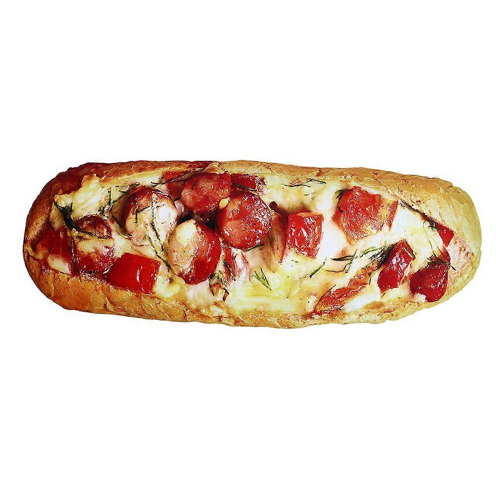 Realistic Bread Shaped Lumbar Cushion Creative Home Decoration Soft Stuffed Pillow for Adults Imitation Bread Design