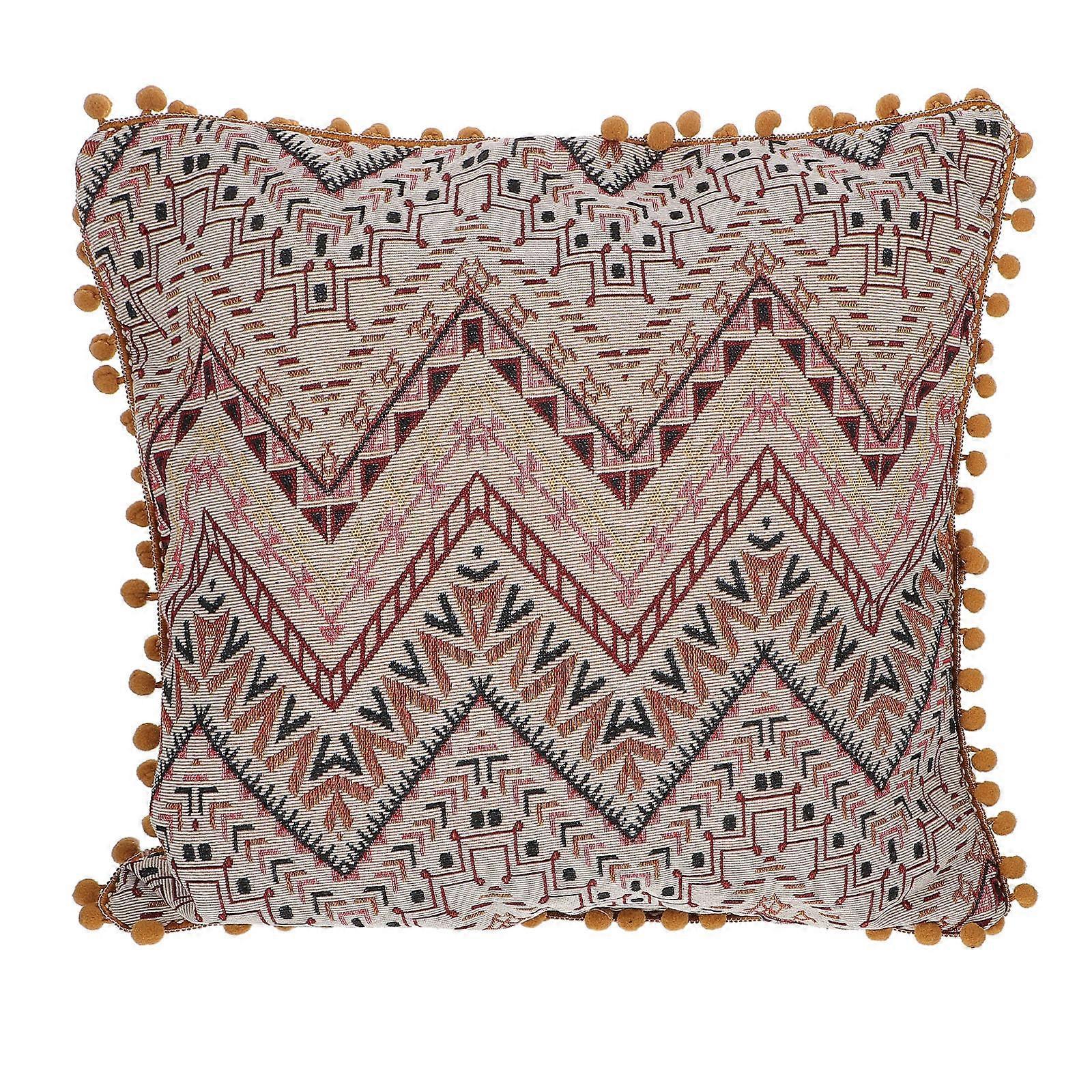 Decorative Pillow Cushion Cover Warm Chenille 45x45cm For Café 1Pack