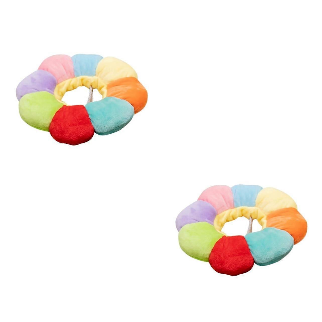 Elisabeth Circle E-Collar For Puppies And Kittens, Colorful Small Puppy Collar, Comfortable Medical Collar, 2-Pack