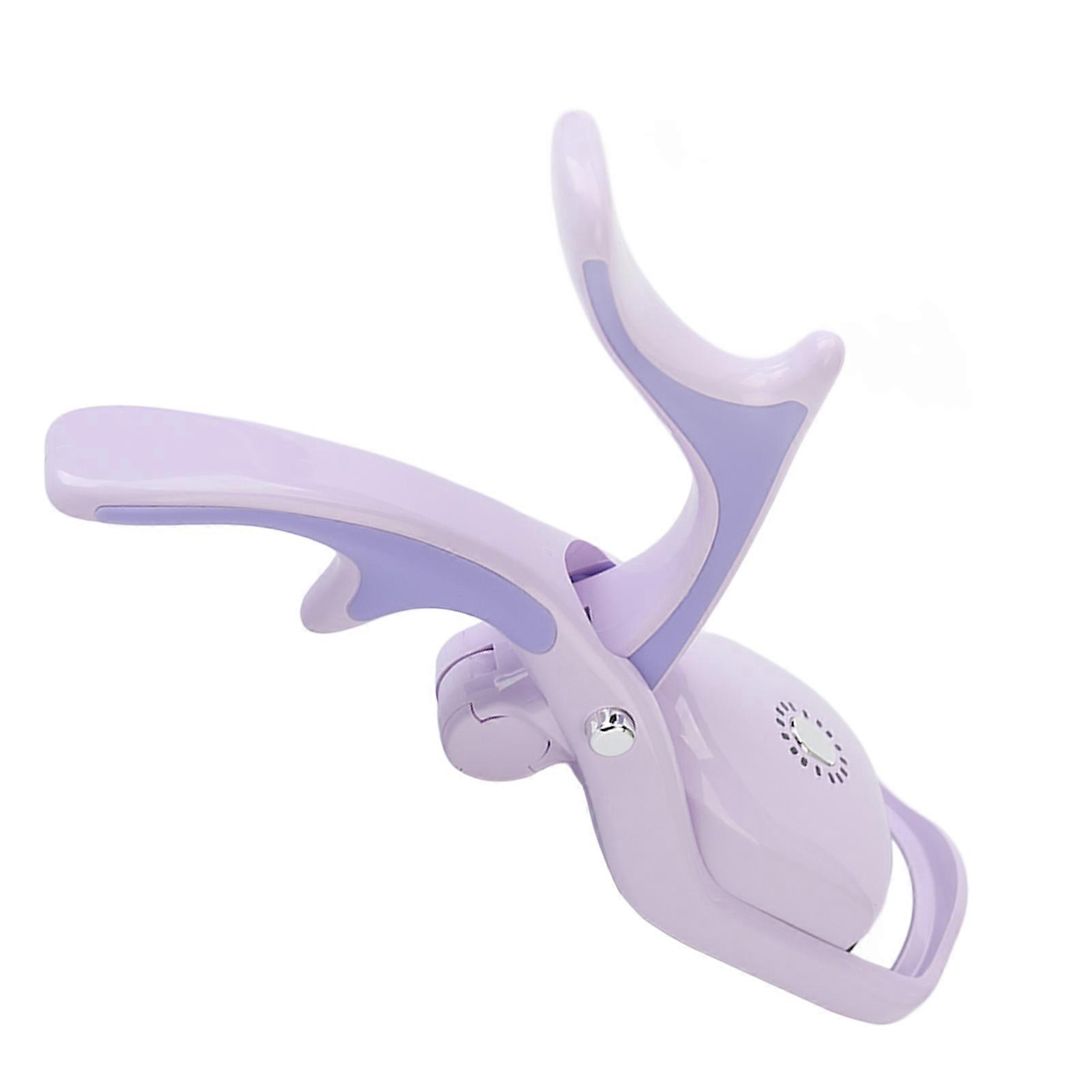 Heated Eyelash Curlers Smart Electric 3 Temperature Settings Portable Rechargeable Long Lasting Eye Lashes Curling Tool Purple