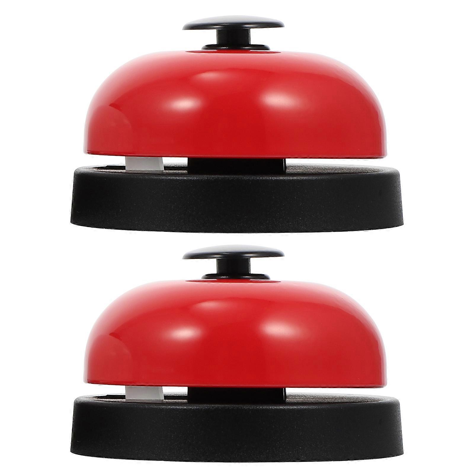 Creative Service Bell Game For Hotel Reception Featuring Round Top And Multipurpose Use 2Pcs