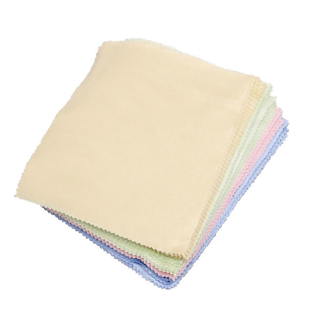 Glasses Wipe Cloths Eyewear Cleaning Cloth Eyeglasses Users Daily Use Assorted Color 100Pcs