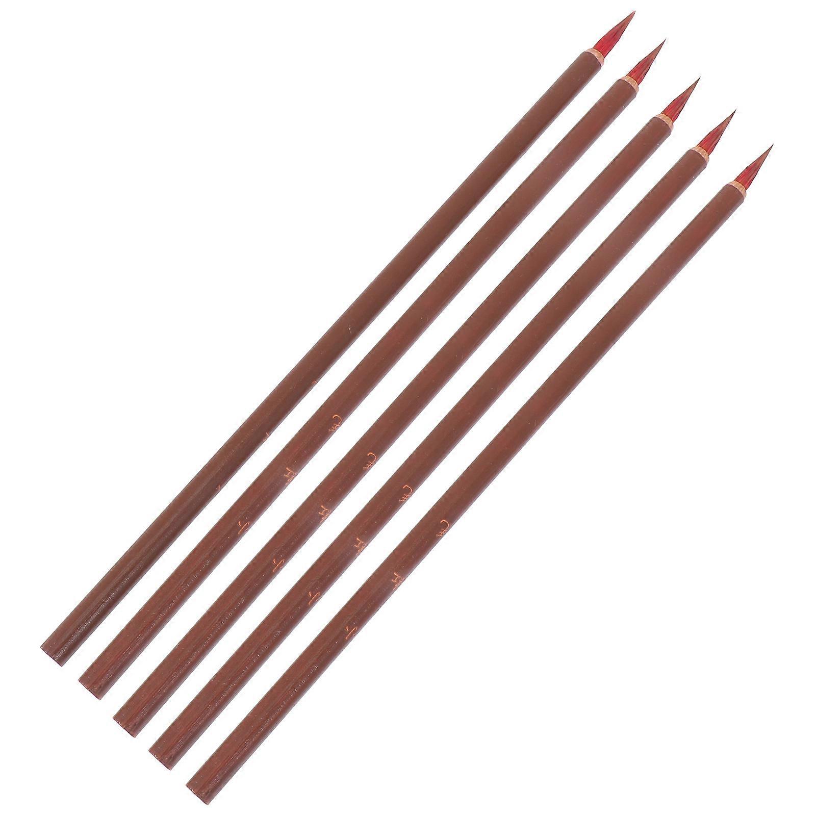5pcs Fine Tip Calligraphy Brush Pens for Painting & Writing – Smooth Ink Brush Pens Suitable for Beginners & Professionals, Ideal for Calligraphy and