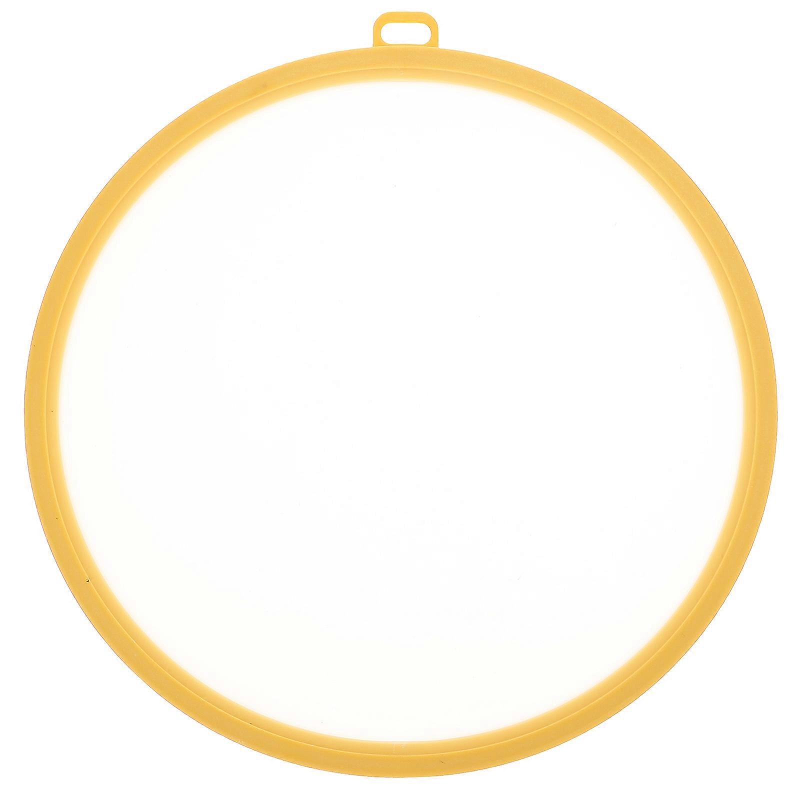 黄色のシリコンキッチンサプライの新鮮なボウルカバーのシーリング防塵気密7.9インチ