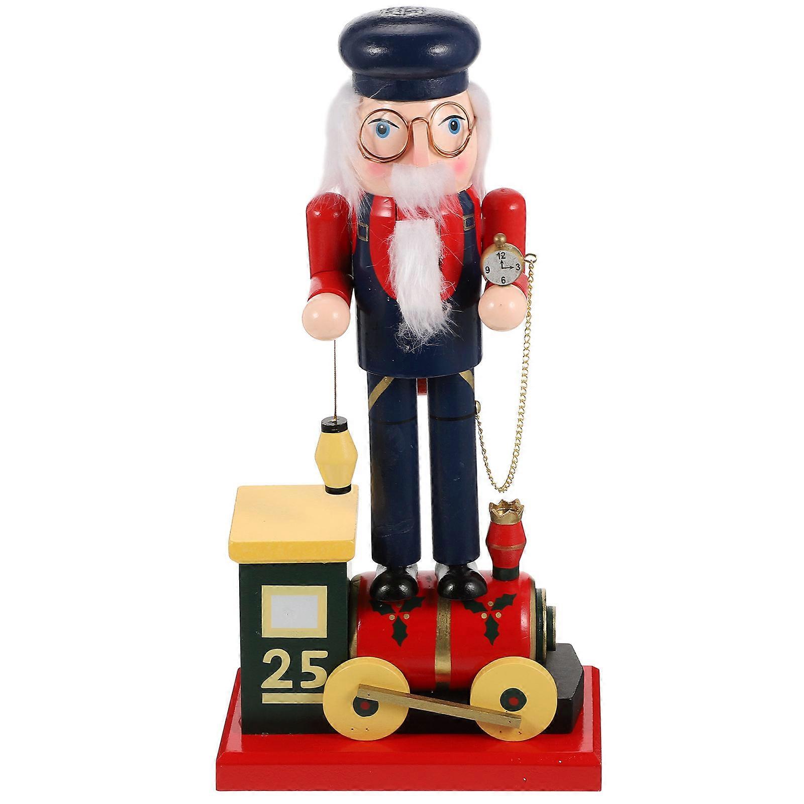 Nutcracker Gifts Traditional Multi Color Nutcracker Made from Wood for Xmas Decor