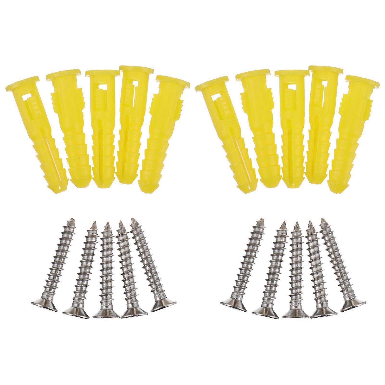 Here's a well structured product description for your **100 Pcs Plastic Wall Anchors Self Drilling Screws Kit**:
### 📦 100 Pcs Plastic Wall