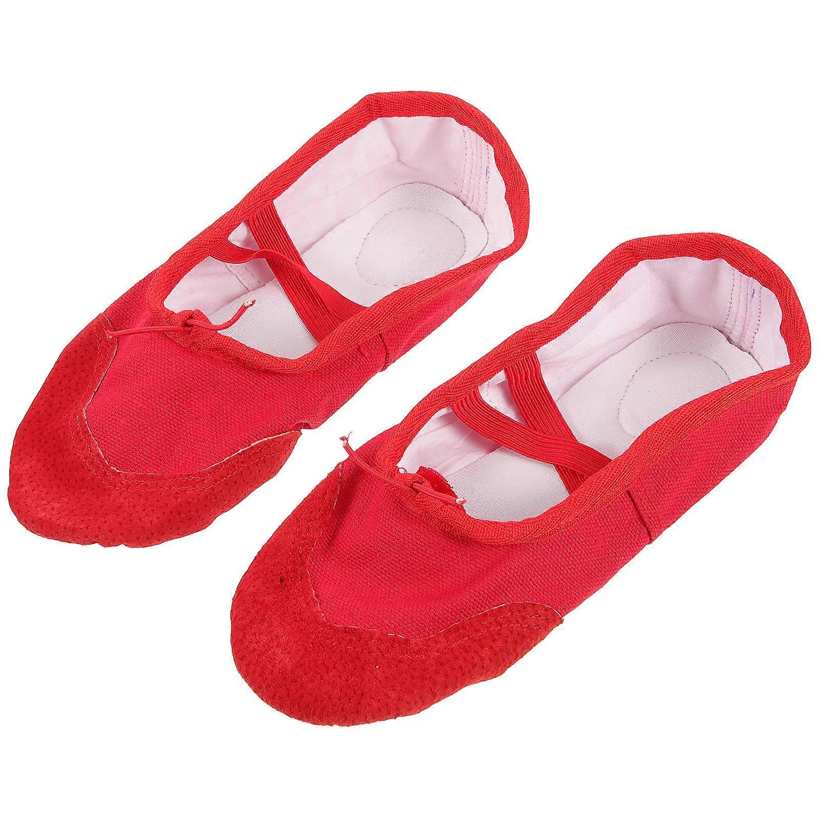 Yoga Shoes Soft Sole Comfortable for Folk Dance Jazz Dance Modern Dance Size 33 1 Pair
